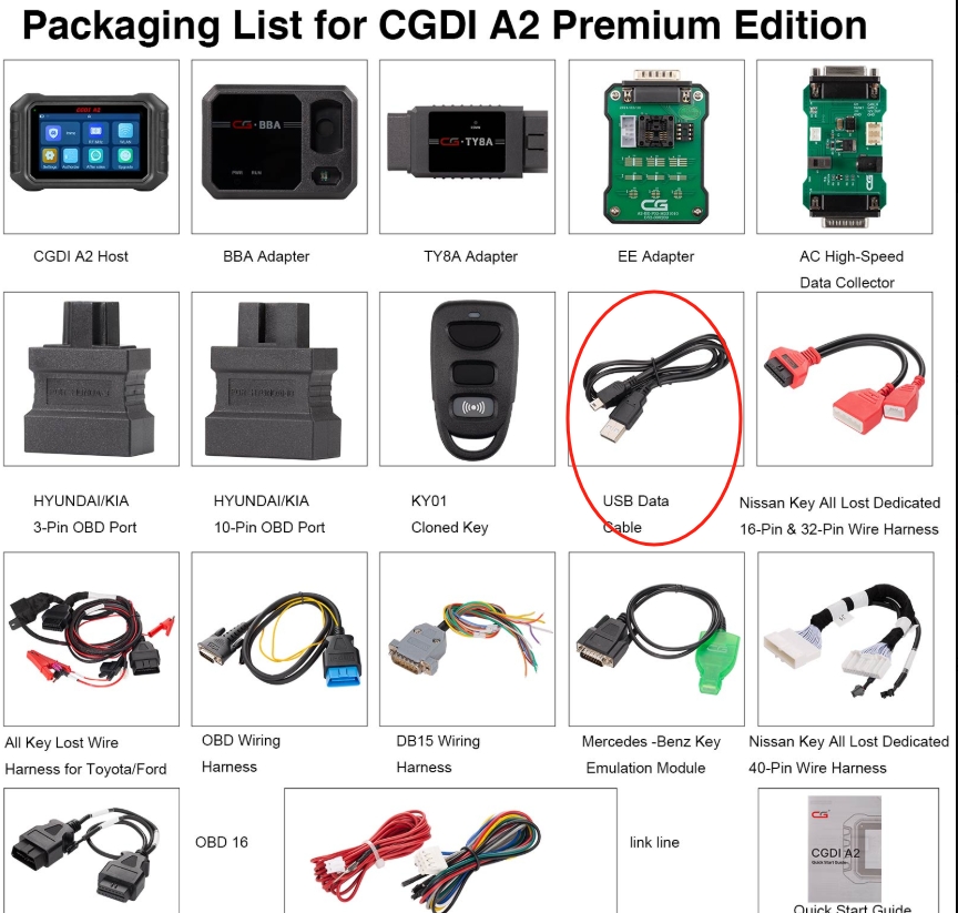 USB data cable