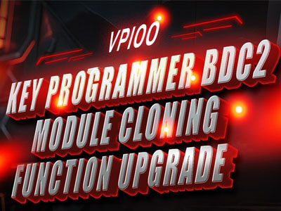VAPON VP100 Update BMW BDC2 Module Cloning Function